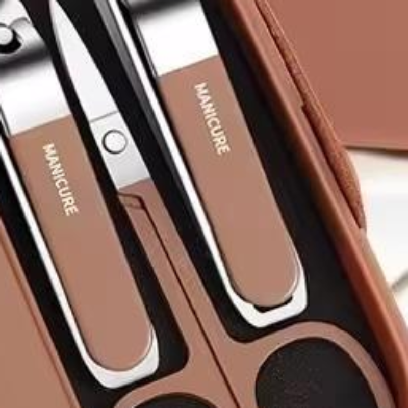 Mens Grooming Travel Kit - Nail Care Kit Anti-Splatter Manicure Set