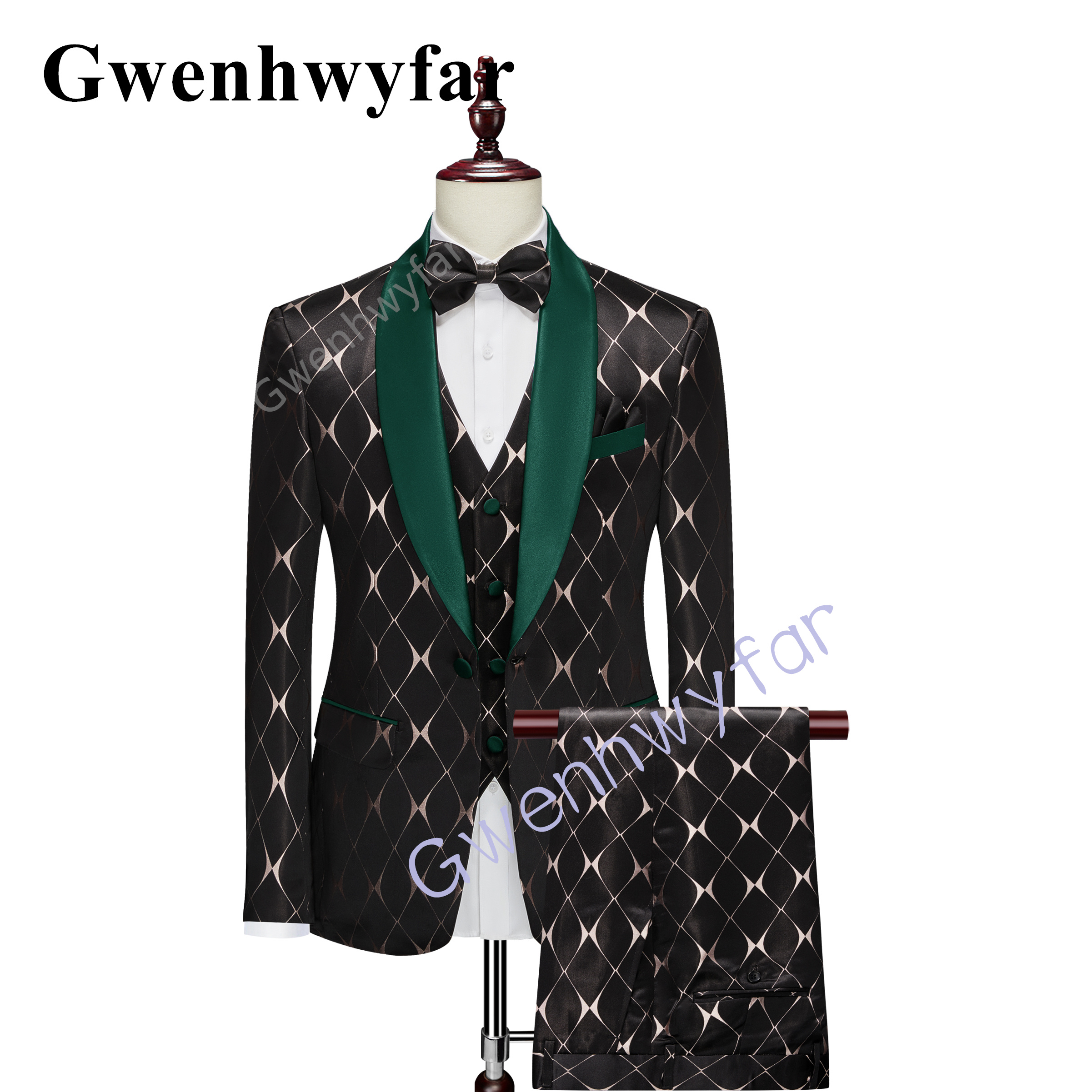Men'S Grooming Trends - Gwenhwyfar New Business Dark Green Lapel