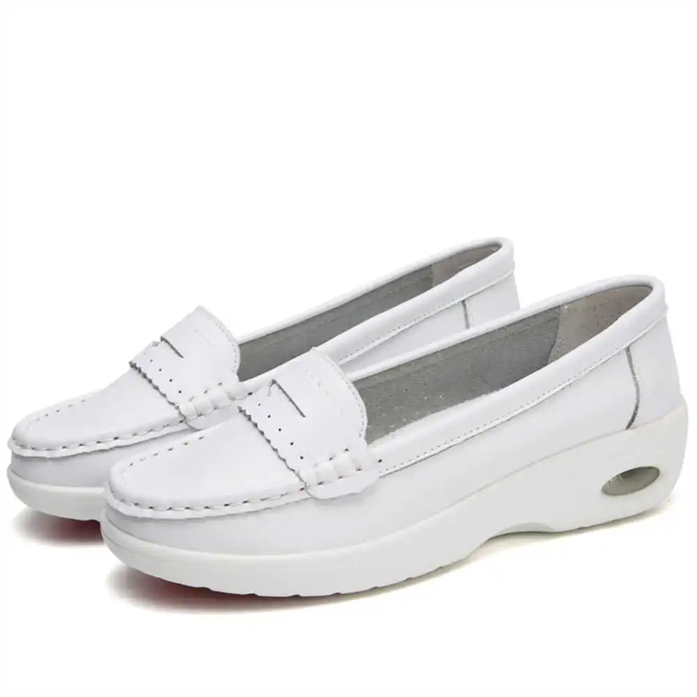 Thick Sole Slipon White Traine - Men'S Grooming Salon Sky ulasan dan harga