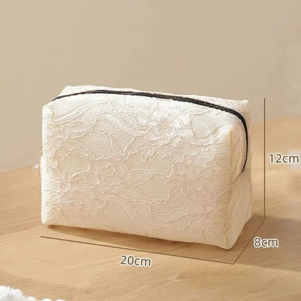 Lace Mesh Women's Makeup Bag L - Mens Grooming Kit Bag ulasan dan harga