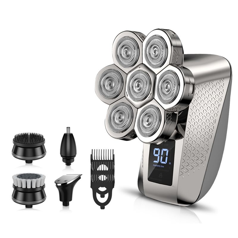 【LOVE】7D Rotary Head Shavers F - Men'S Grooming Accessories Kit ulasan dan harga