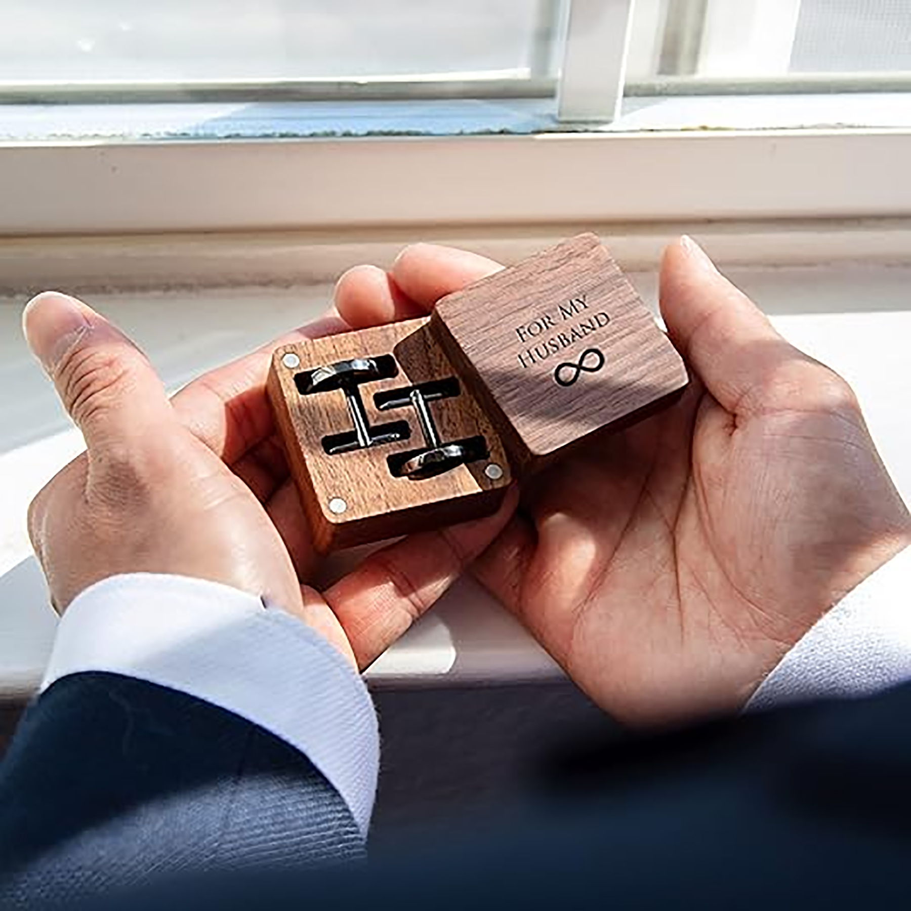 Custom Personalized Cufflinks  - Men'S Grooming Boxes ulasan dan harga