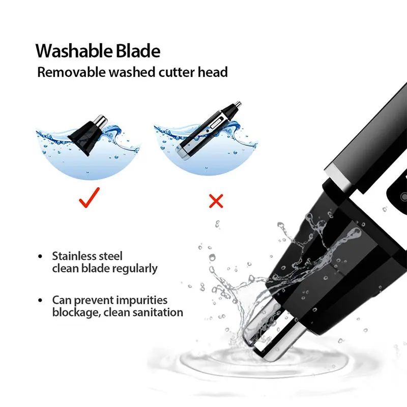 Kemei rechargeable electric al - Men'S Grooming Nose And Ear ulasan dan harga
