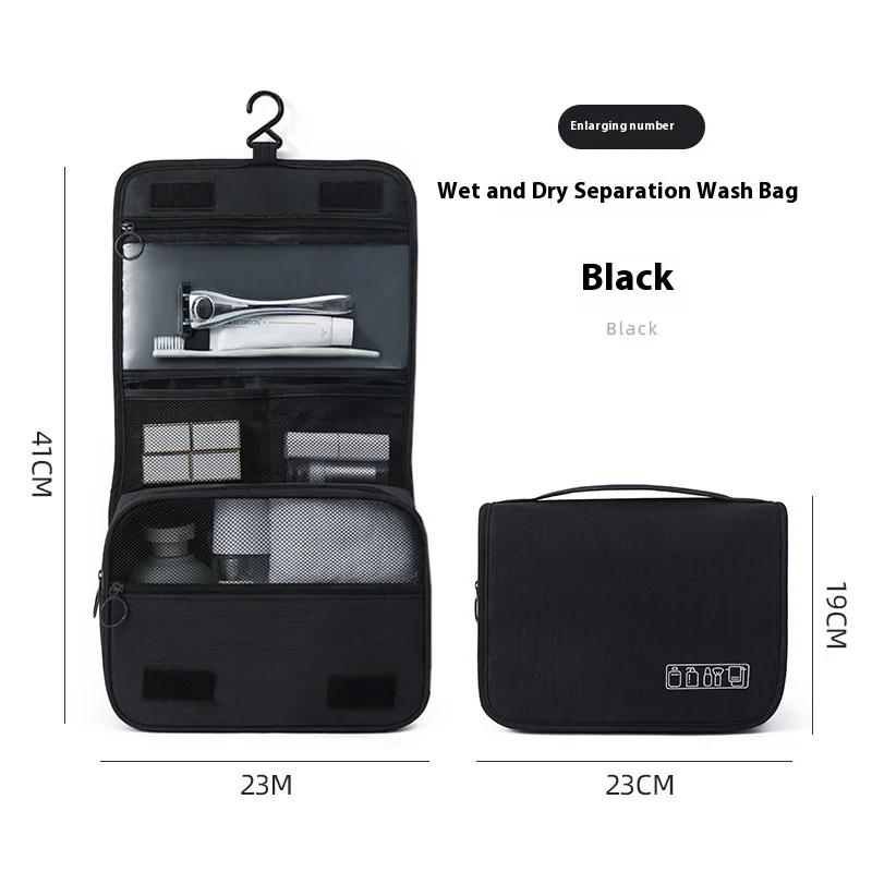 Foldable Toiletry Bag Organize - Mens Grooming Kit Bag ulasan dan harga