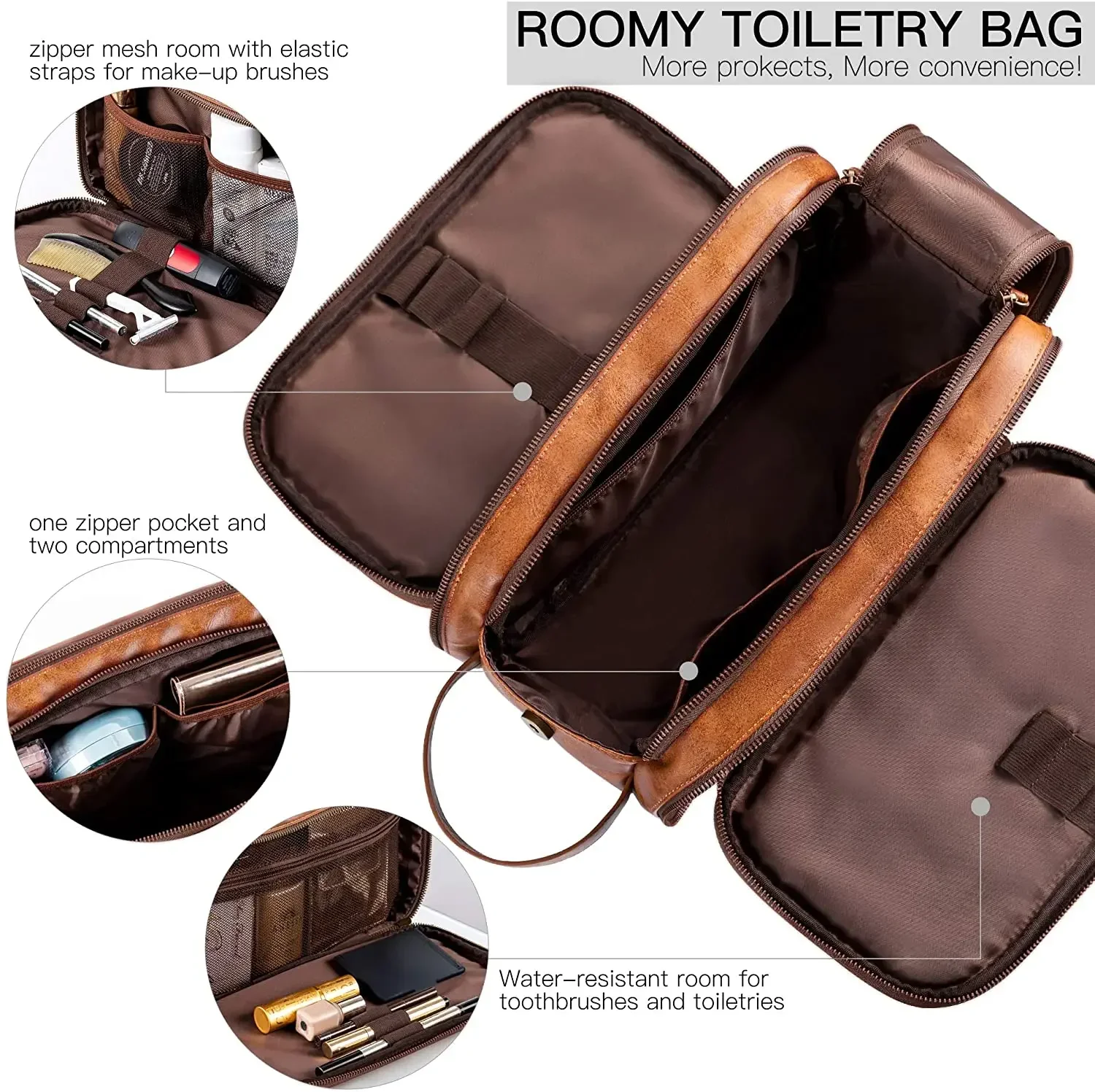 New Waterproof Men Cosmetic Ba - Mens Grooming Kit Bag ulasan dan harga