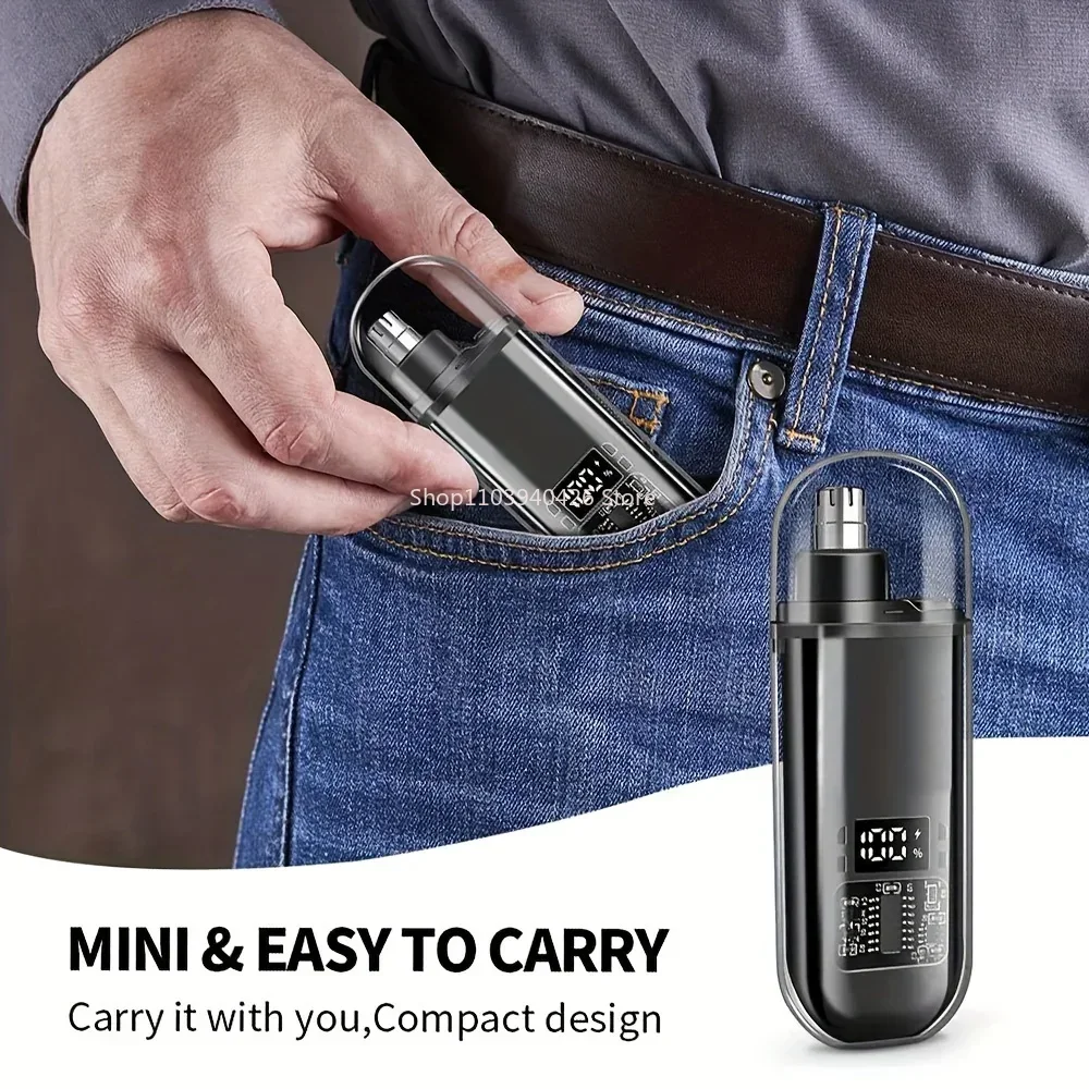 Nose Ear Hair Trimmer for Men  - Mens Grooming Kit Bag ulasan dan harga