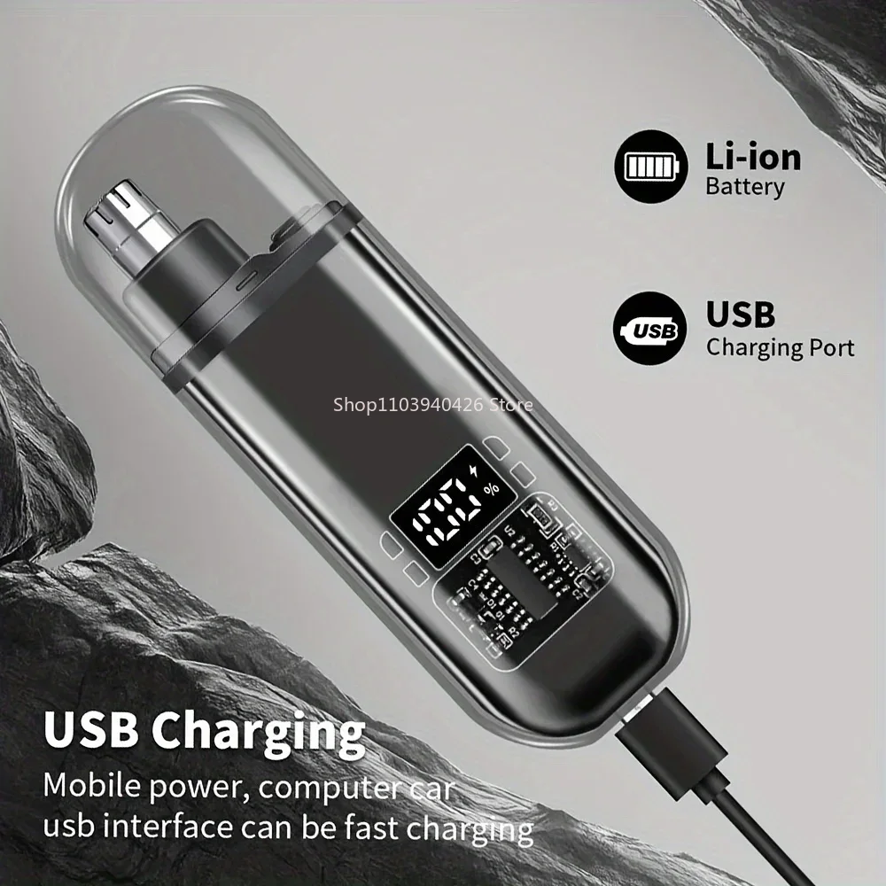 Nose Ear Hair Trimmer for Men  - Mens Grooming Kit Bag ulasan dan harga