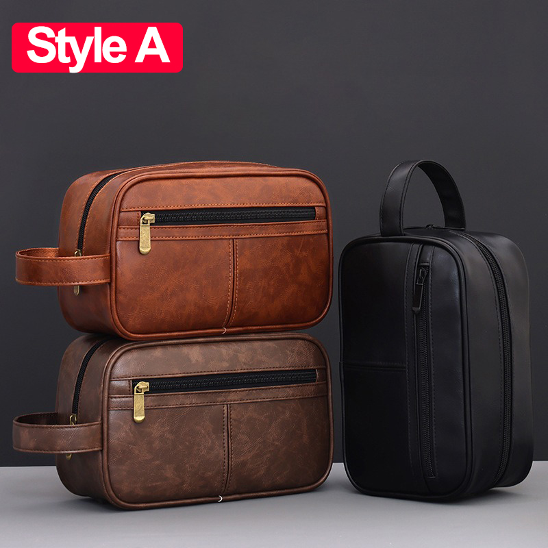 Men Business Travel Wash Toile - Mens Grooming Kit Bag ulasan dan harga