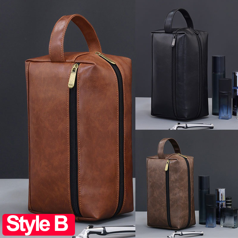 Men Business Travel Wash Toile - Mens Grooming Kit Bag ulasan dan harga