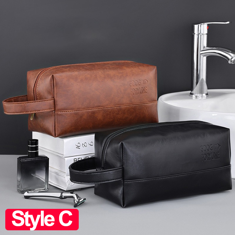 Men Business Travel Wash Toile - Mens Grooming Kit Bag ulasan dan harga