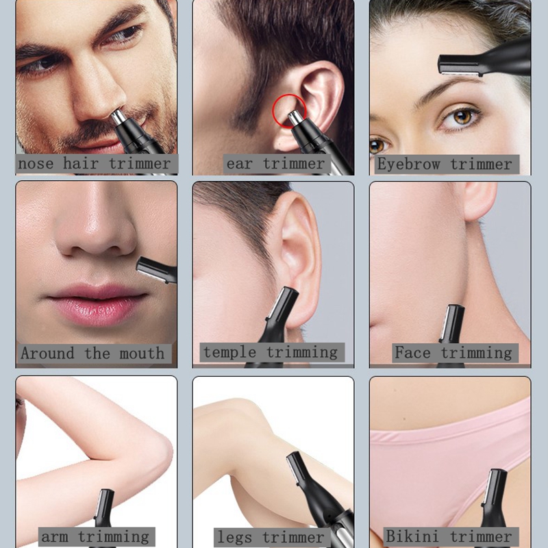 Kemei Rechargeable All in One  - Men'S Grooming Nose And Ear ulasan dan harga