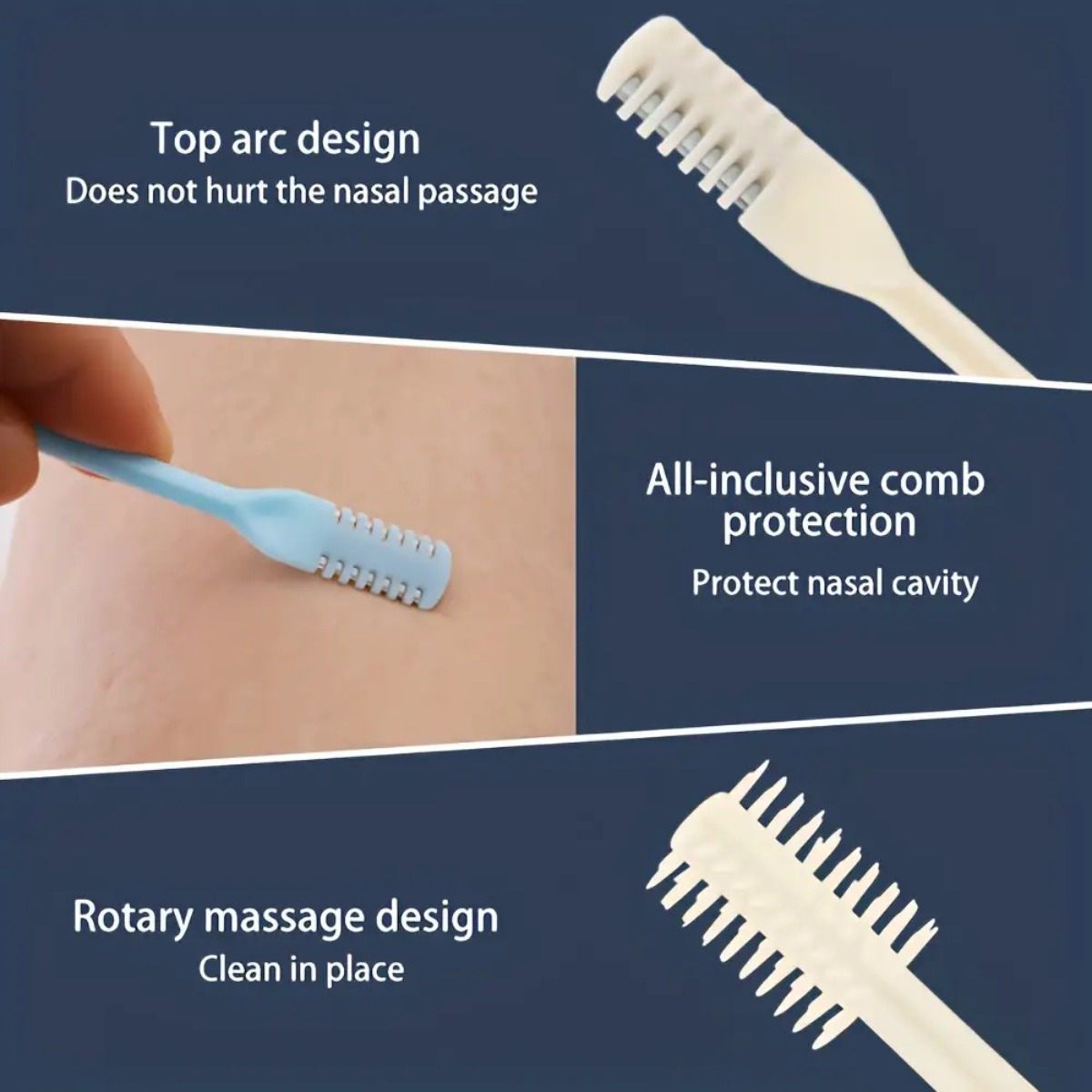 2Pcs Dual Head Nose Hair Trimm - Men'S Grooming Boxes ulasan dan harga