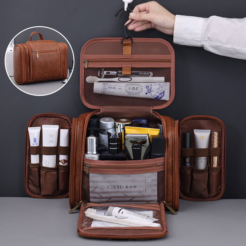 New Large-capacity Waterproof  - Mens Grooming Kit Bag ulasan dan harga