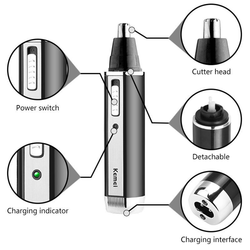 Keme 4in1 Nose Hair Trimmer Fo - Men'S Grooming Nose And Ear ulasan dan harga