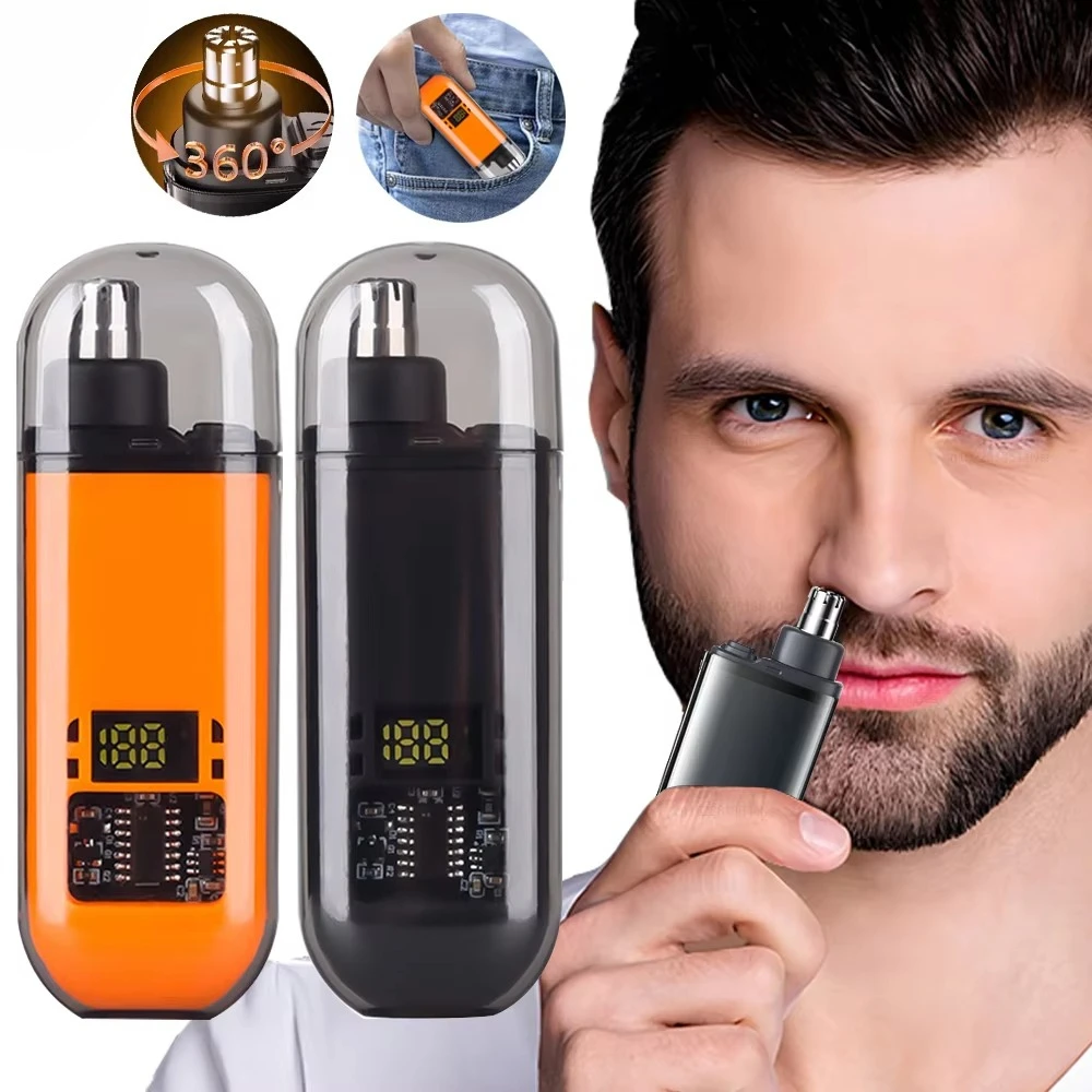 Rechargeable Nose Hair Trimmer - Men'S Grooming Nose And Ear ulasan dan harga