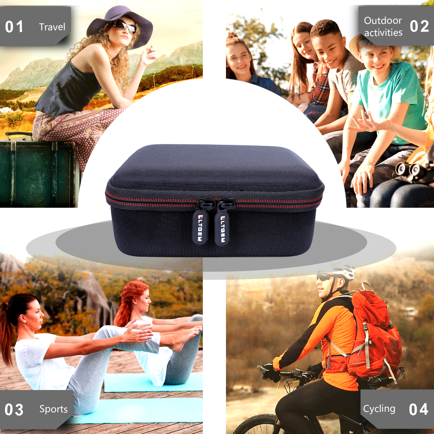 LTGEM Razor Case for Bald Men  - Mens Grooming Kit Bag ulasan dan harga
