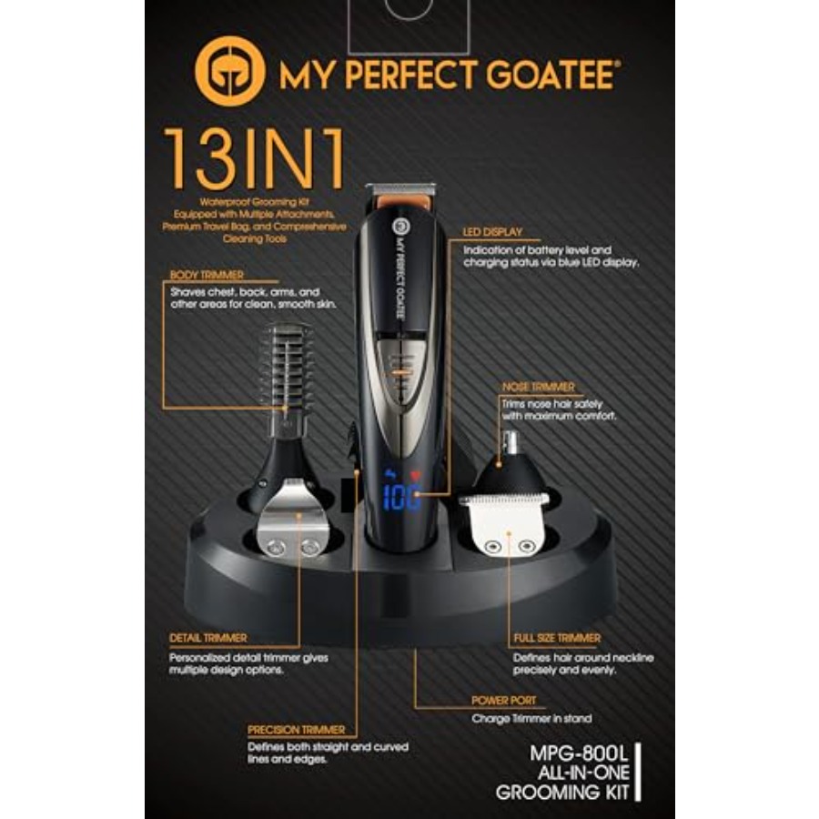 My Perfect Goatee®️ 13-in-1 Me - Mens Grooming Travel Kit ulasan dan harga