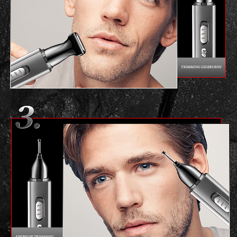 Kemei Multifunction Ear and No - Men'S Grooming Nose And Ear ulasan dan harga
