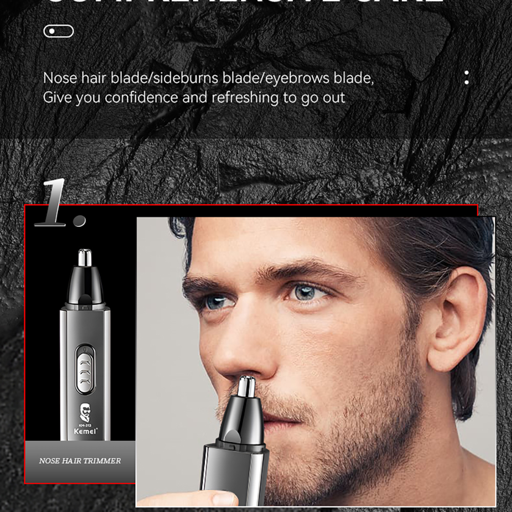 Kemei Multifunction Ear and No - Men'S Grooming Nose And Ear ulasan dan harga
