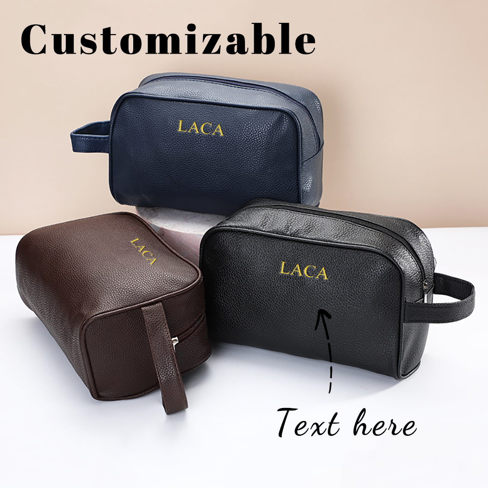 Customized name or letter larg - Mens Grooming Kit Bag ulasan dan harga