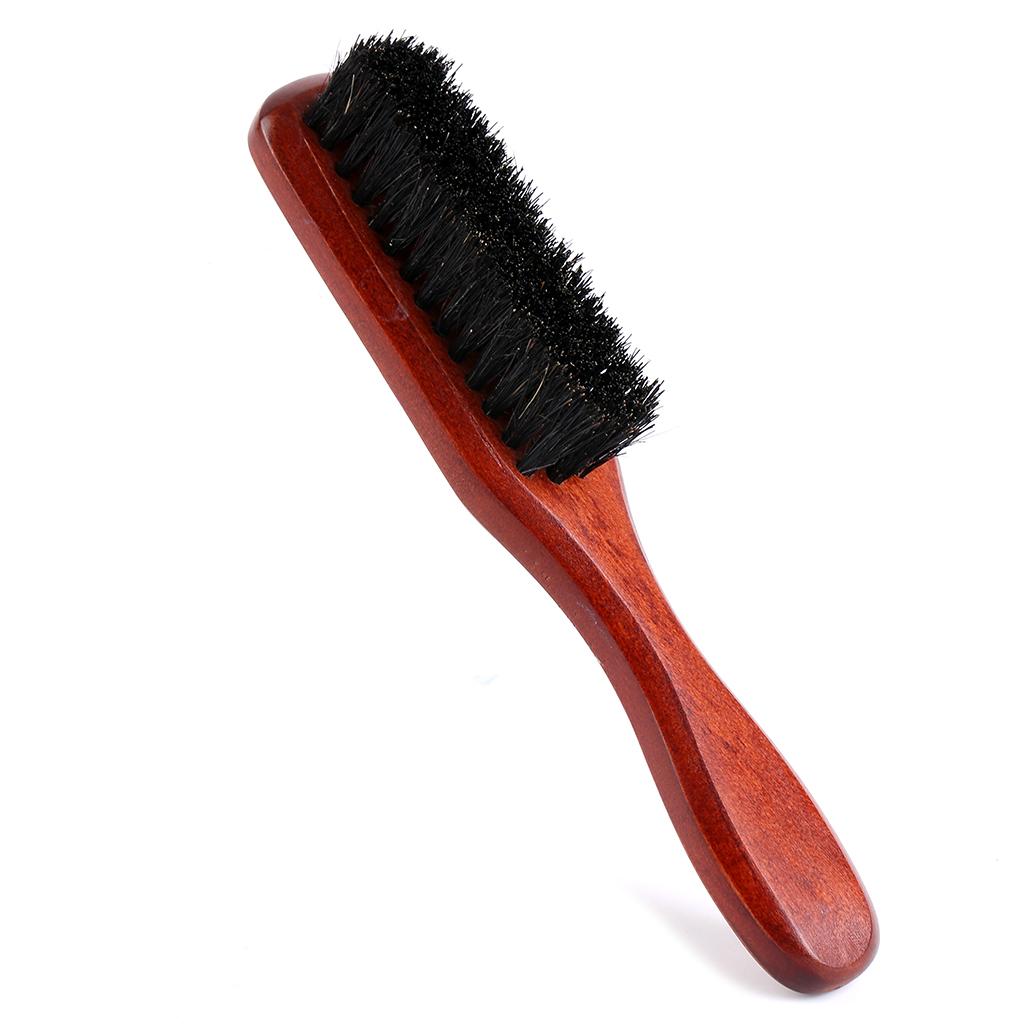 Wooden Beard Brush Long Handle - Mens Grooming Travel Kit ulasan dan harga